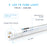 4FT LED T8 Tube - Plug & Play or Ballast Bypass - Hybrid Installation - Clear Lens - 18W