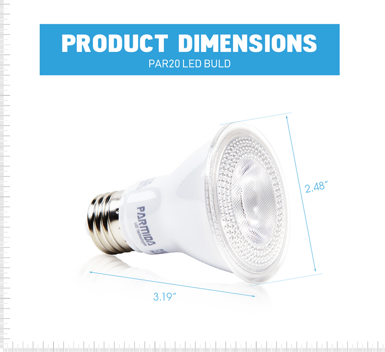 LED PAR20 Bulb - Dimmable - 7W