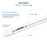 4FT LED T8 Tube - Ballast Bypass - Type B Installation - Clear Lens - 18W