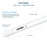 4FT LED T8 Tube - Ballast Bypass - Hybrid (Type A+B) Installation - Frosted Lens - 24W