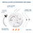 5/6" LED Disk Light - Flush Mount Ceiling Recessed Light - 15W
