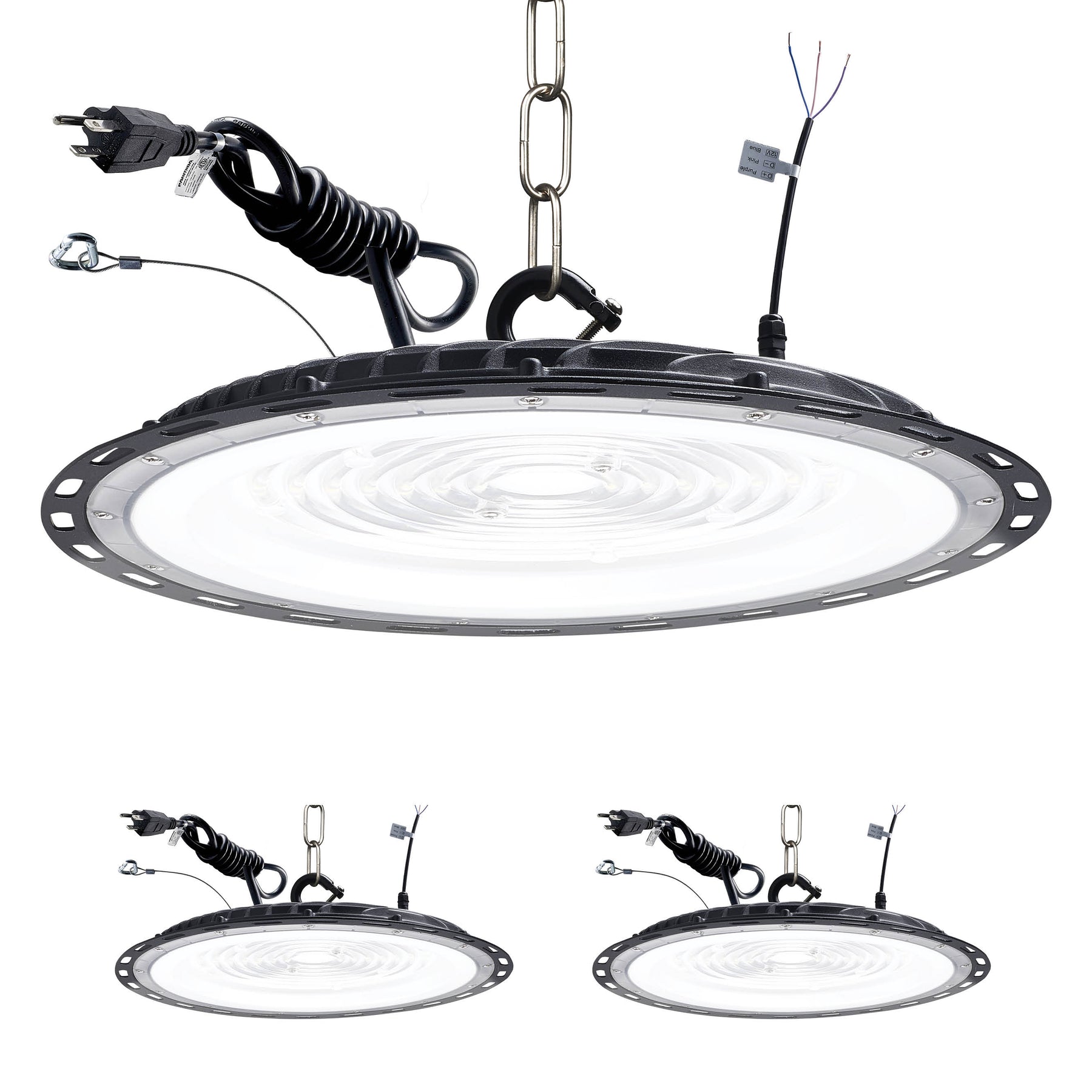 UFO LED High Bay, 150W, 19500LM, Indoor, ETL — Parmida LED