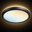 13" LED Ceiling Light with Night Light Feature - 5CCT - 30W - 2400LM - Black Finish