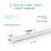 4FT LED T8 Tube - Plug & Play or Ballast Bypass - Hybrid Installation - Frosted Lens - 18W