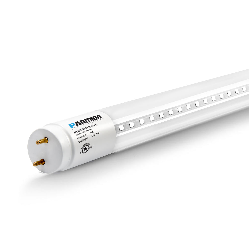 Shredded gøre det muligt for Portal 4ft T8 Tube - Clear Lens - 18W | Commercial Lighting | Parmida LED —  Parmida LED Technologies